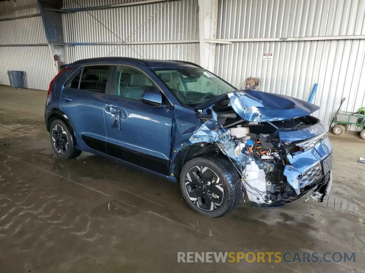 4 Photograph of a damaged car KNDCR3L14R5120960 KIA NIRO WIND 2024