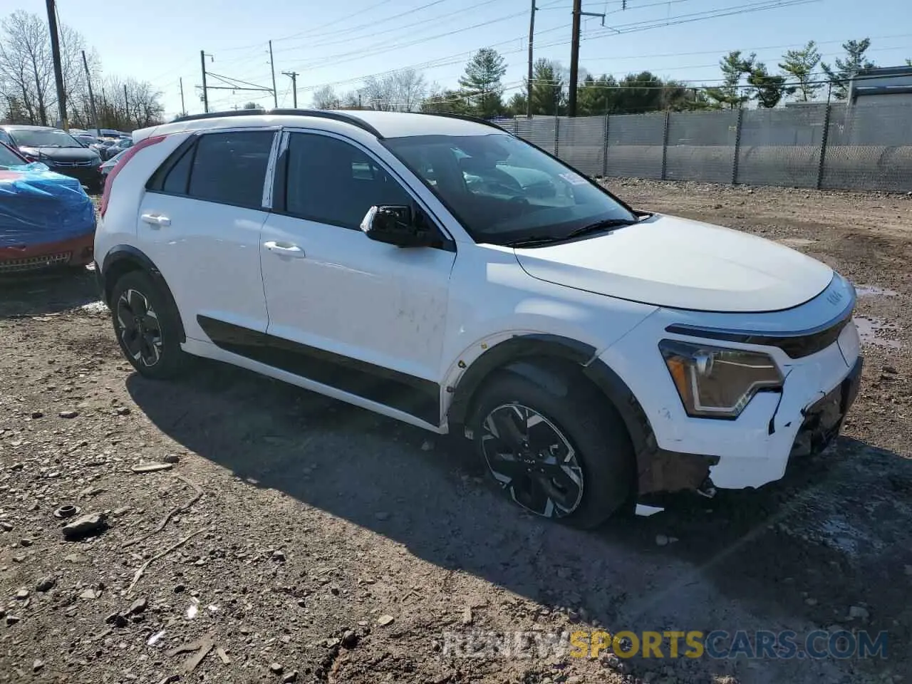 4 Photograph of a damaged car KNDCR3L14R5122269 KIA NIRO WIND 2024