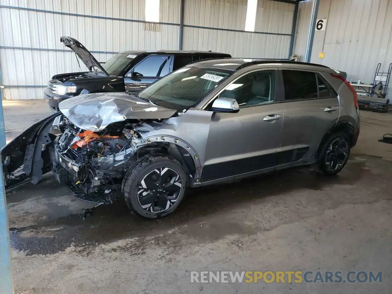 1 Photograph of a damaged car KNDCR3L15R5108624 KIA NIRO WIND 2024