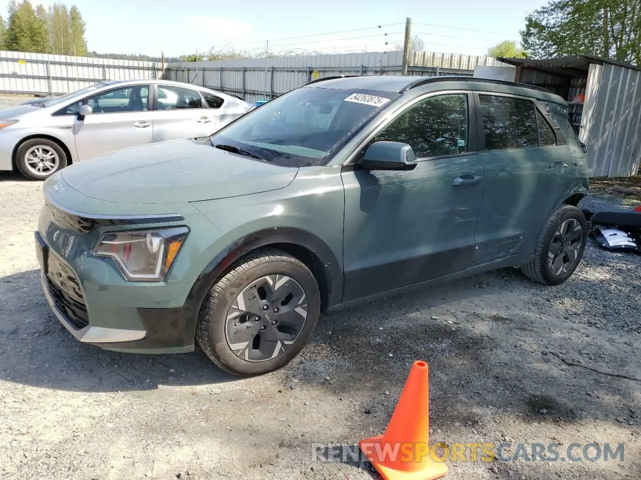 1 Photograph of a damaged car KNDCR3L15R5117954 KIA NIRO WIND 2024