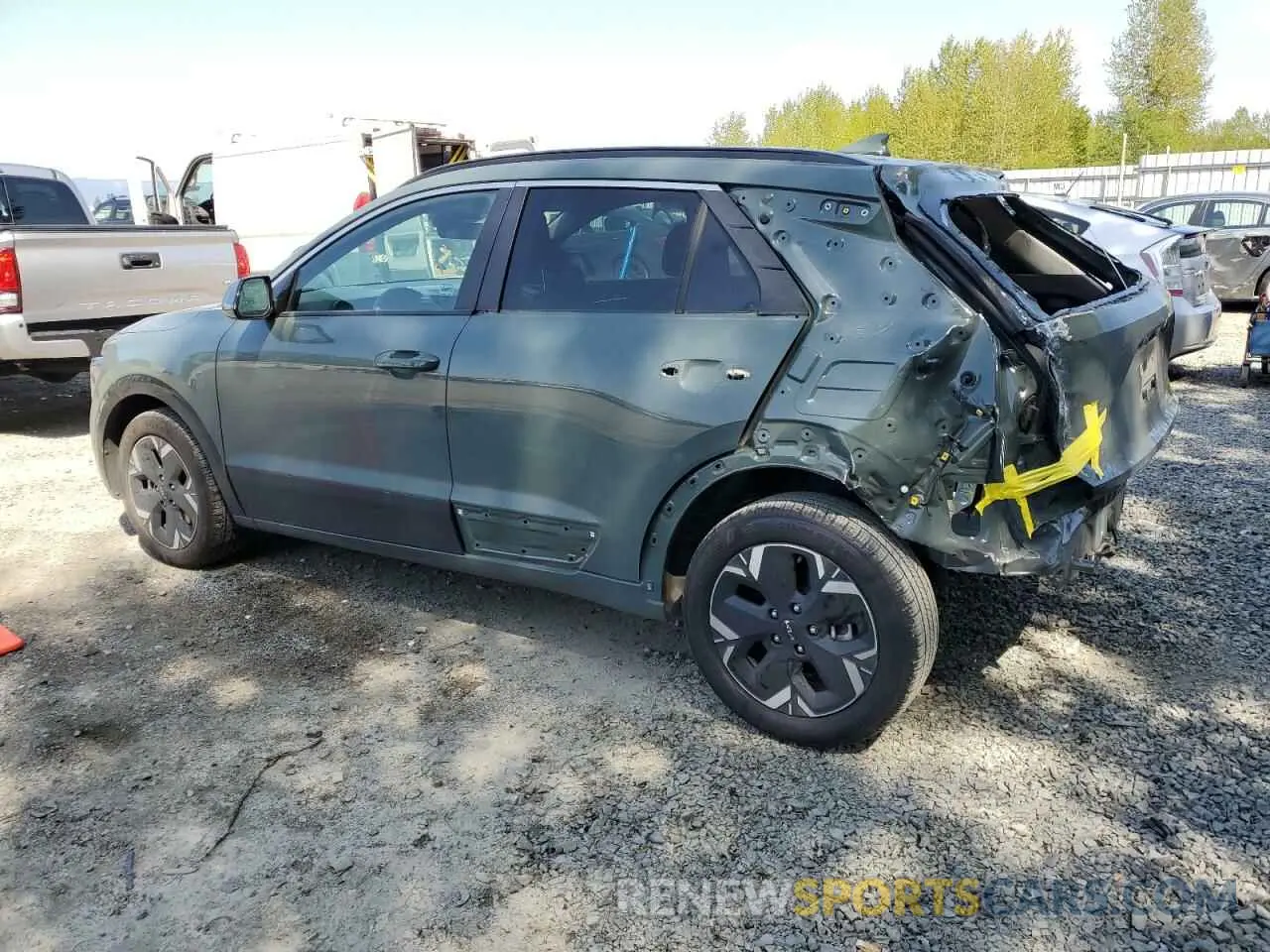 2 Photograph of a damaged car KNDCR3L15R5117954 KIA NIRO WIND 2024