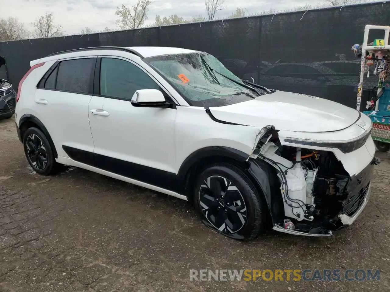 4 Photograph of a damaged car KNDCR3L17R5122752 KIA NIRO WIND 2024