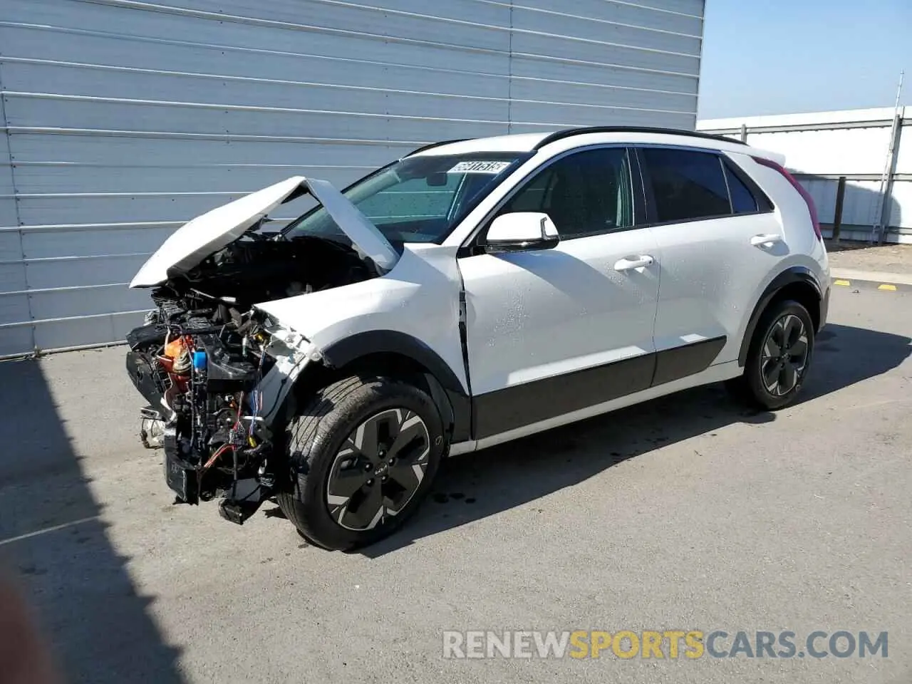 1 Photograph of a damaged car KNDCR3L17R5126171 KIA NIRO WIND 2024