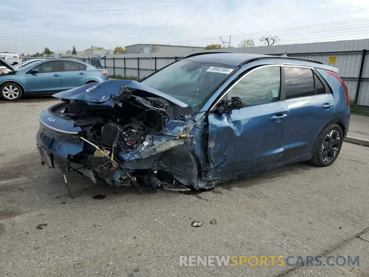 1 Photograph of a damaged car KNDCR3L19R5081041 KIA NIRO WIND 2024