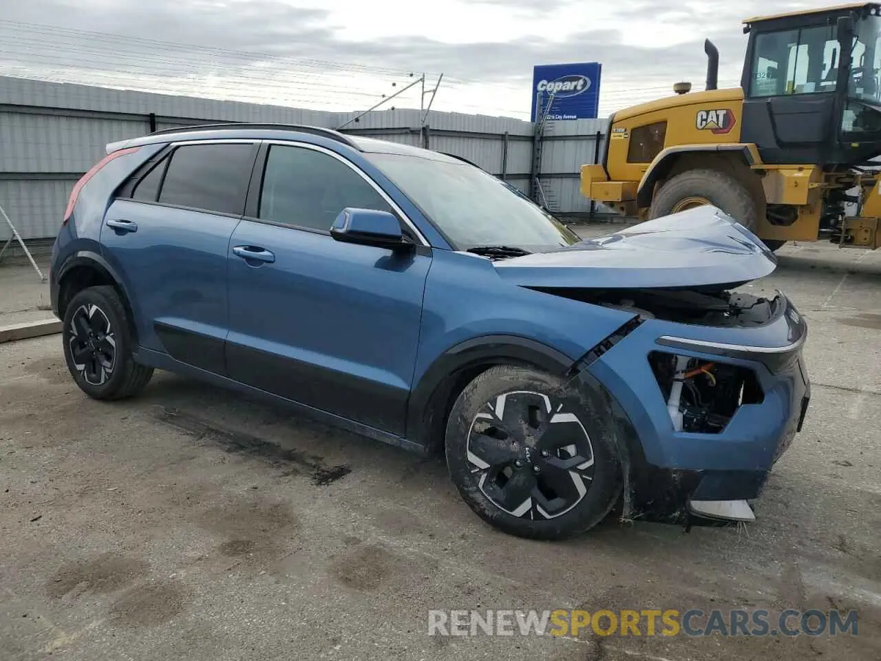 4 Photograph of a damaged car KNDCR3L19R5081041 KIA NIRO WIND 2024