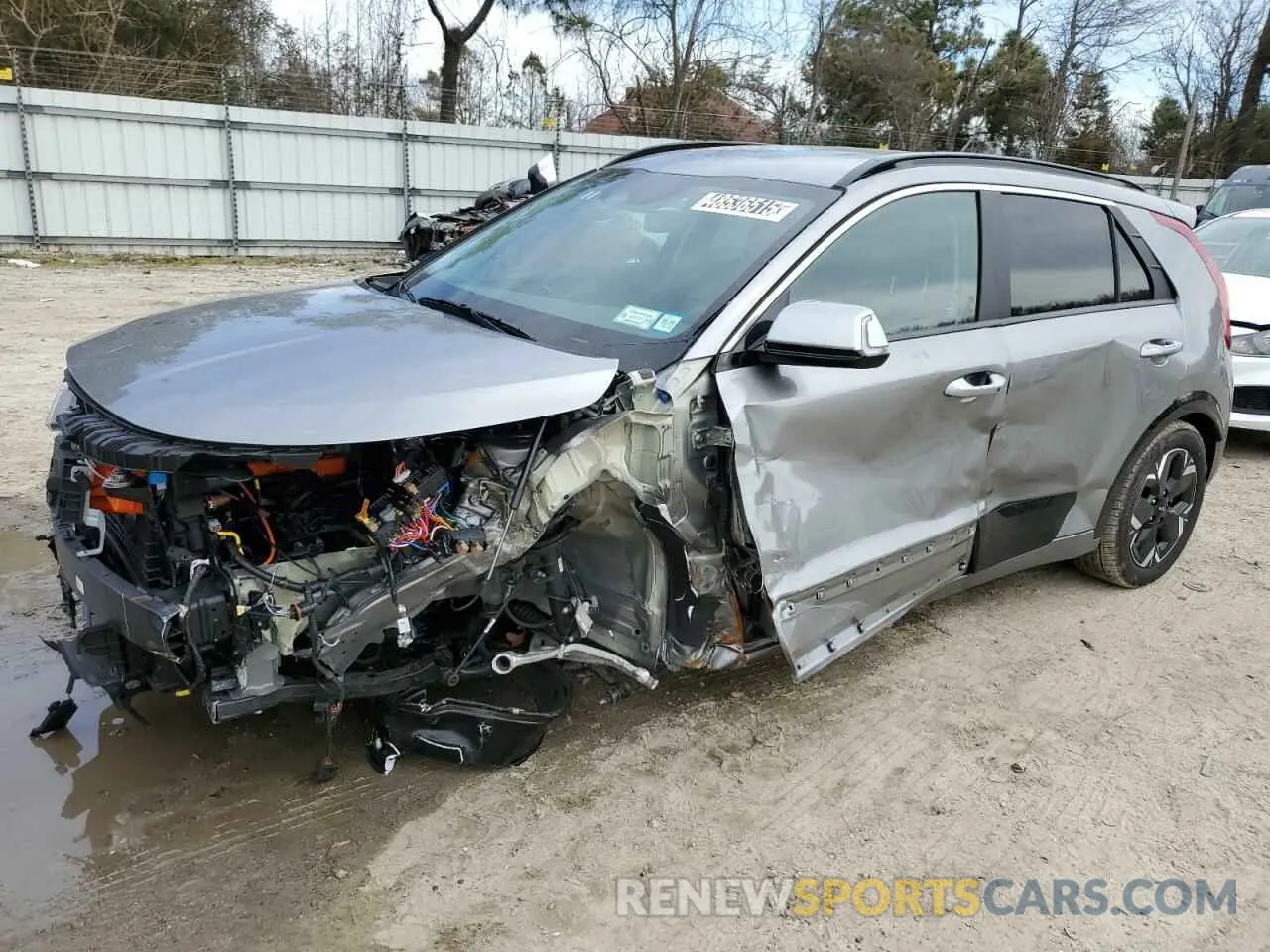 1 Photograph of a damaged car KNDCR3L19R5116239 KIA NIRO WIND 2024