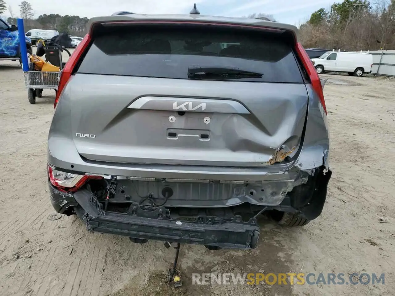 6 Photograph of a damaged car KNDCR3L19R5116239 KIA NIRO WIND 2024