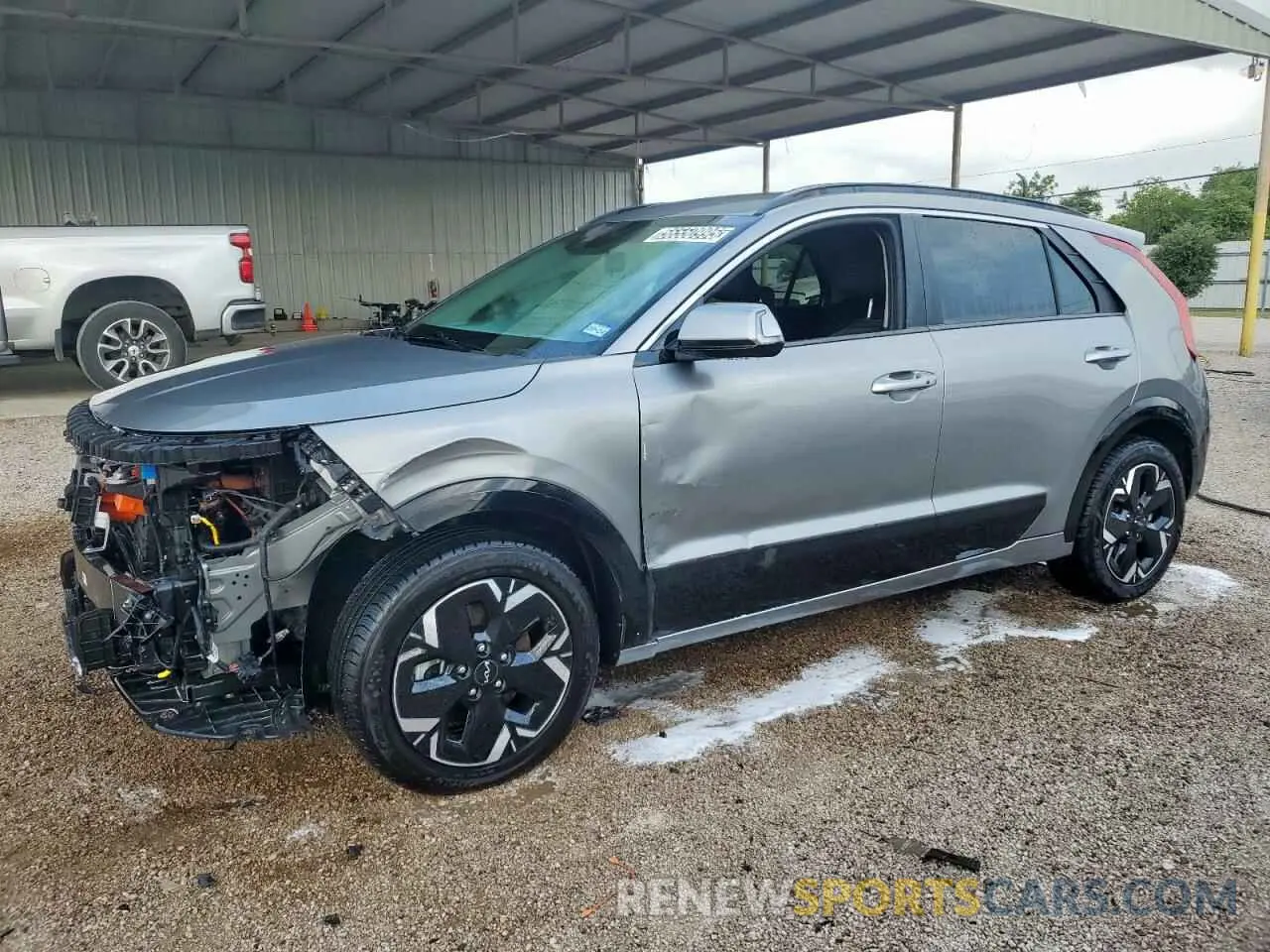 1 Photograph of a damaged car KNDCR3L1XR5086734 KIA NIRO WIND 2024