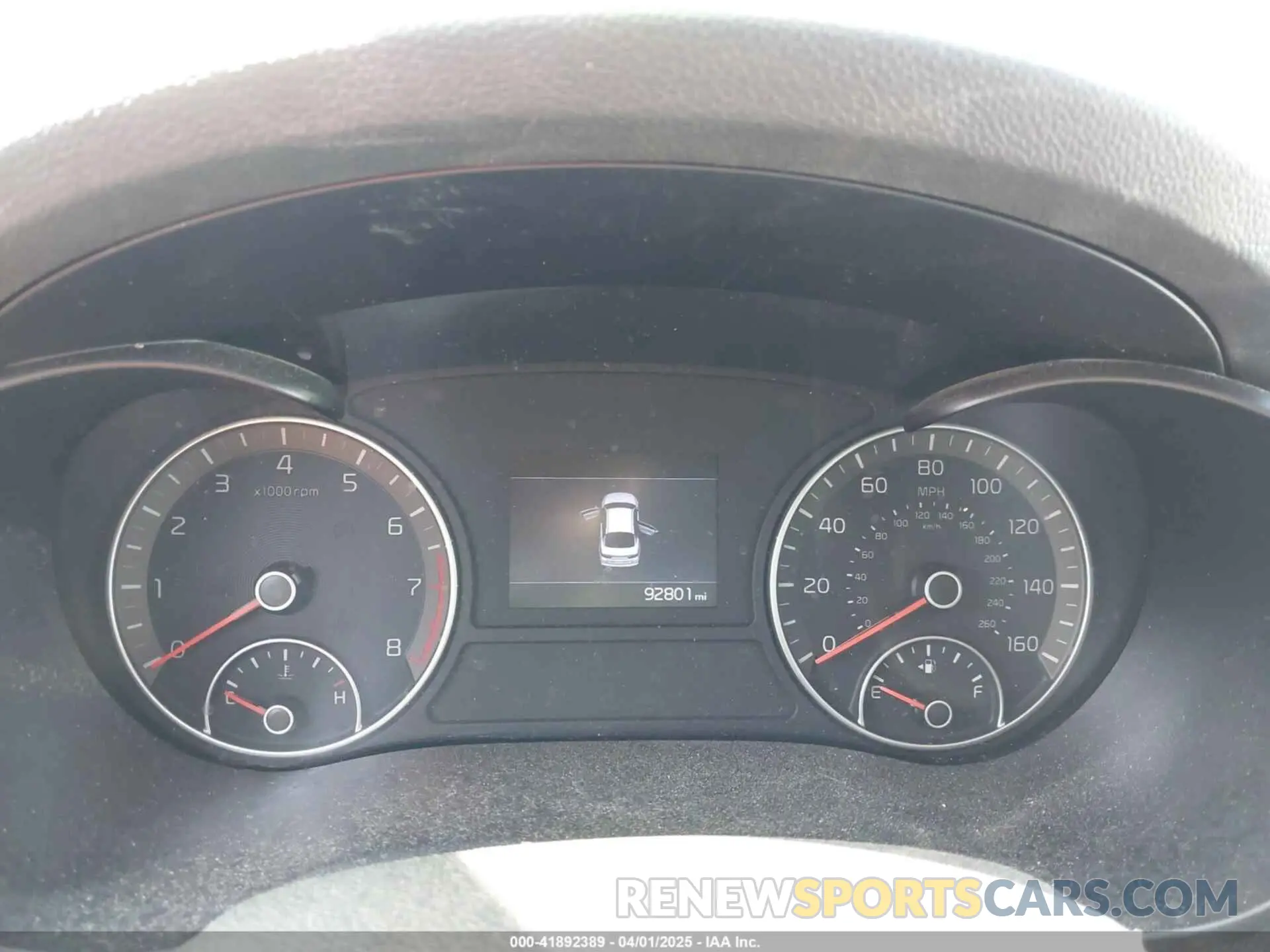 7 Photograph of a damaged car 5XXGT4L30KG287635 KIA OPTIMA 2019