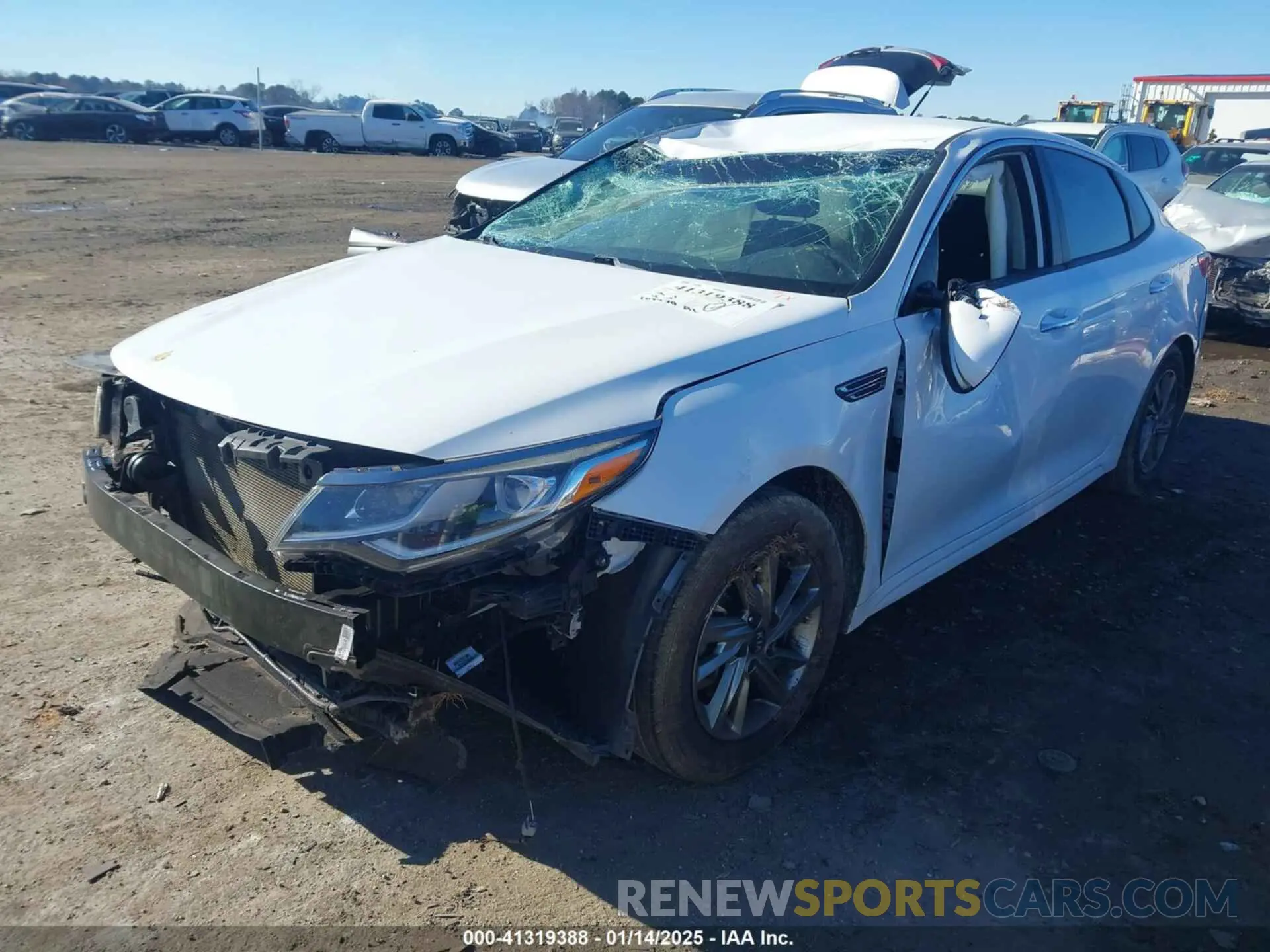 2 Photograph of a damaged car 5XXGT4L30KG299090 KIA OPTIMA 2019