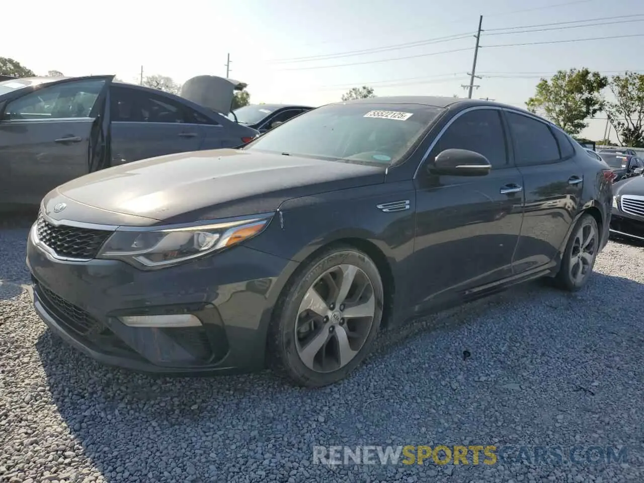 1 Photograph of a damaged car 5XXGT4L30KG314073 KIA OPTIMA 2019