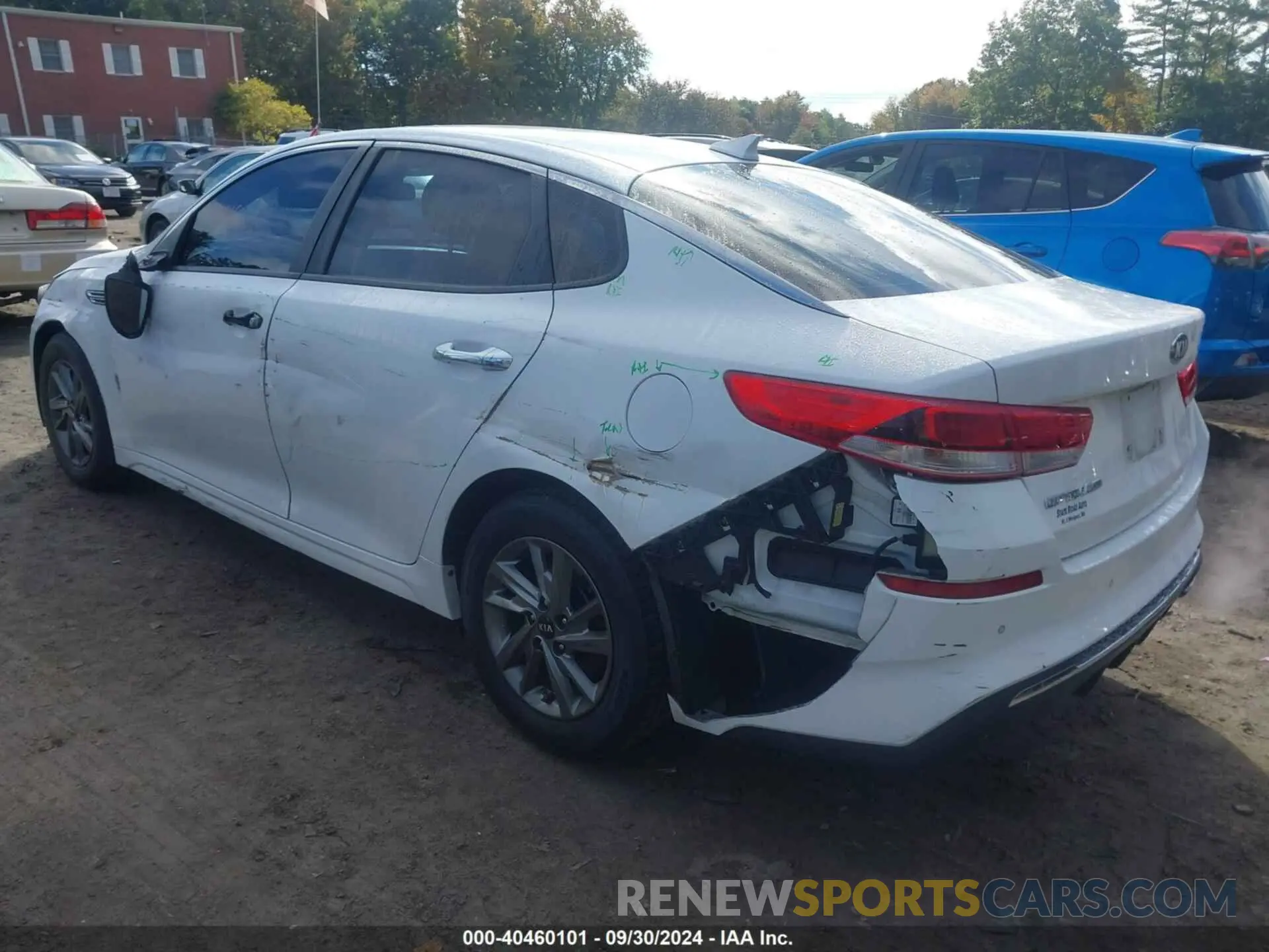 3 Photograph of a damaged car 5XXGT4L30KG342391 KIA OPTIMA 2019