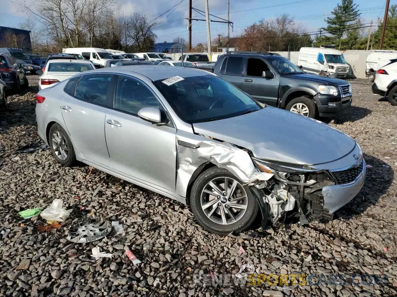 4 Photograph of a damaged car 5XXGT4L30KG343606 KIA OPTIMA 2019
