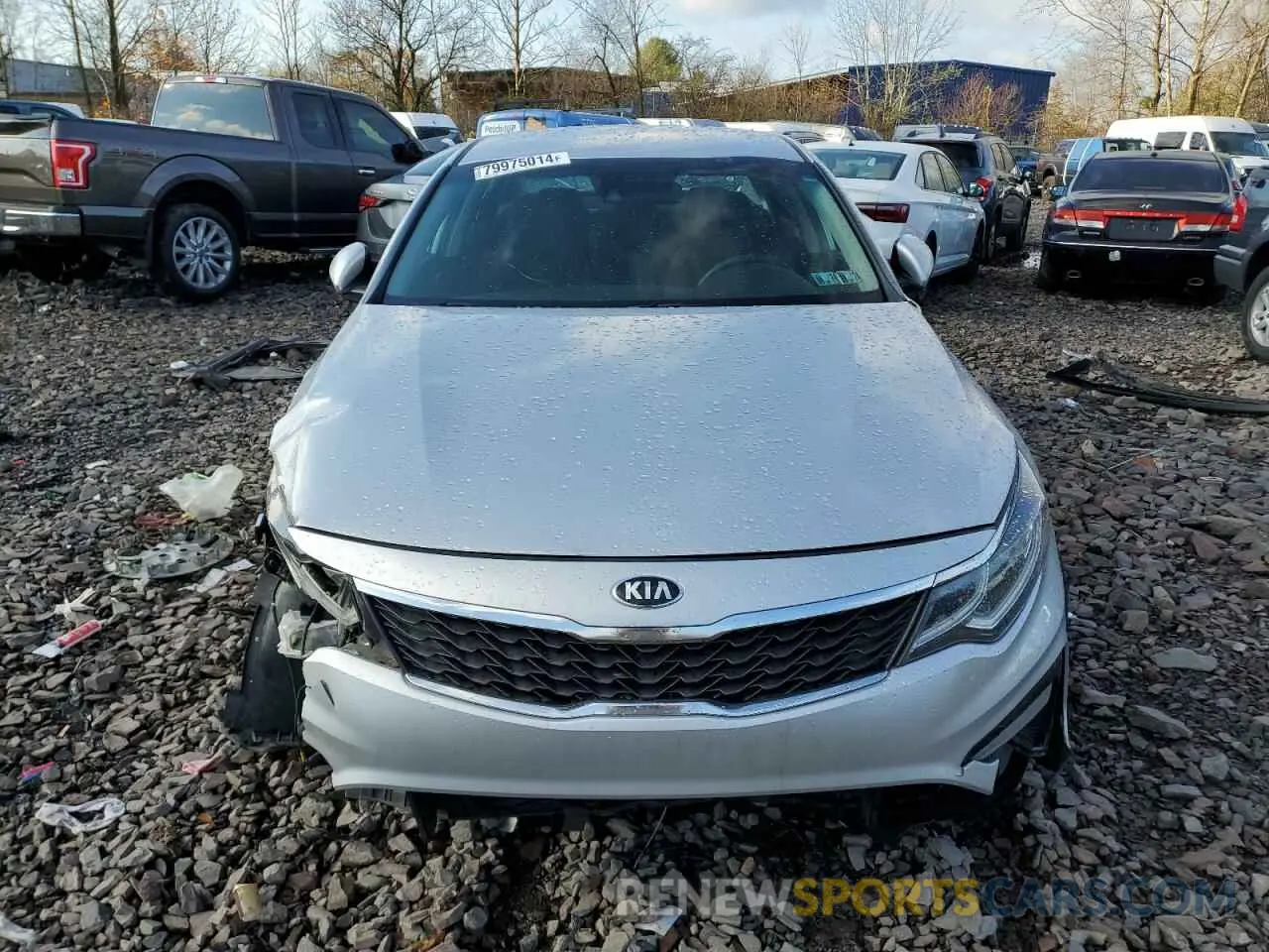 5 Photograph of a damaged car 5XXGT4L30KG343606 KIA OPTIMA 2019