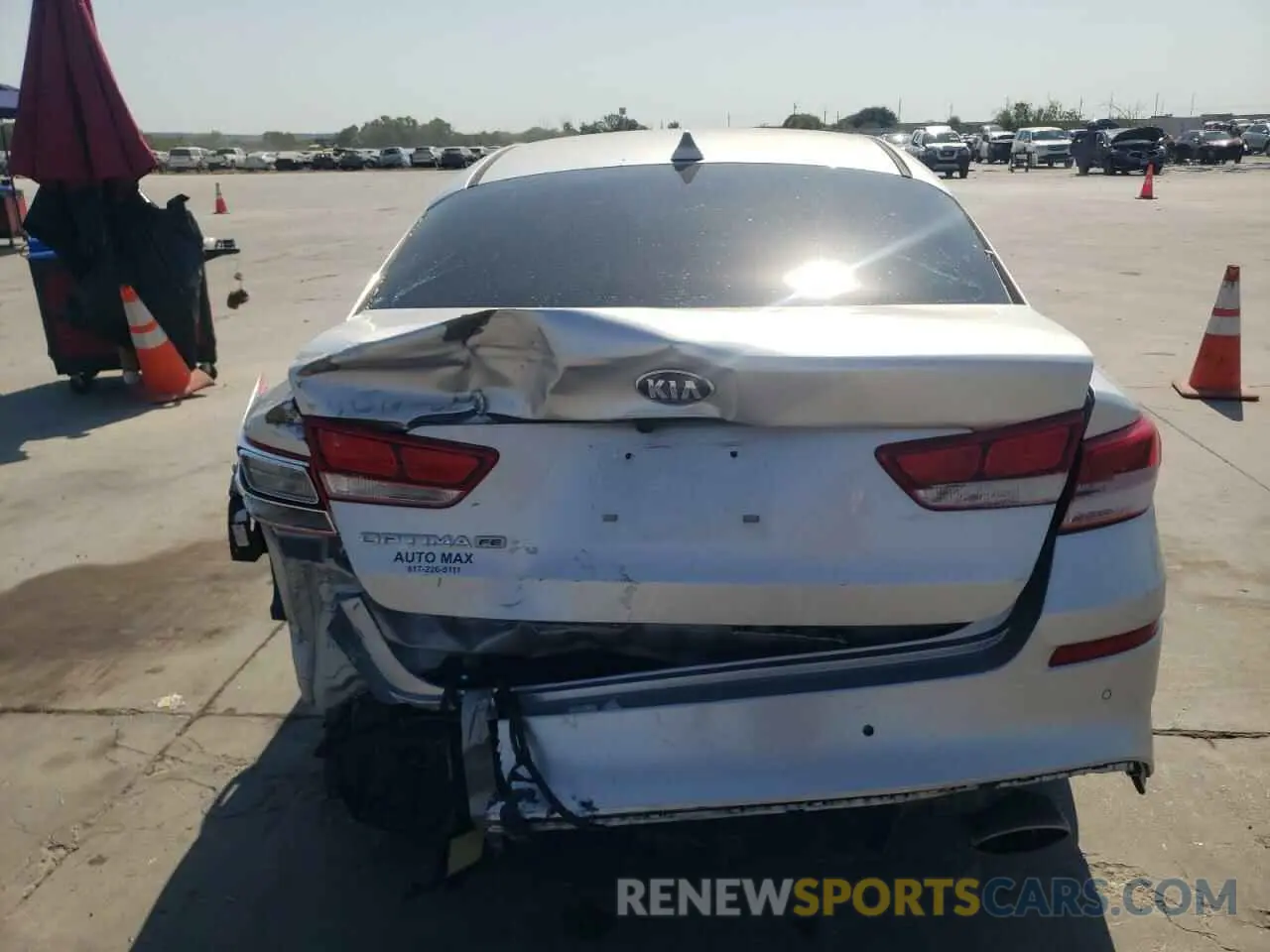 6 Photograph of a damaged car 5XXGT4L30KG347431 KIA OPTIMA 2019