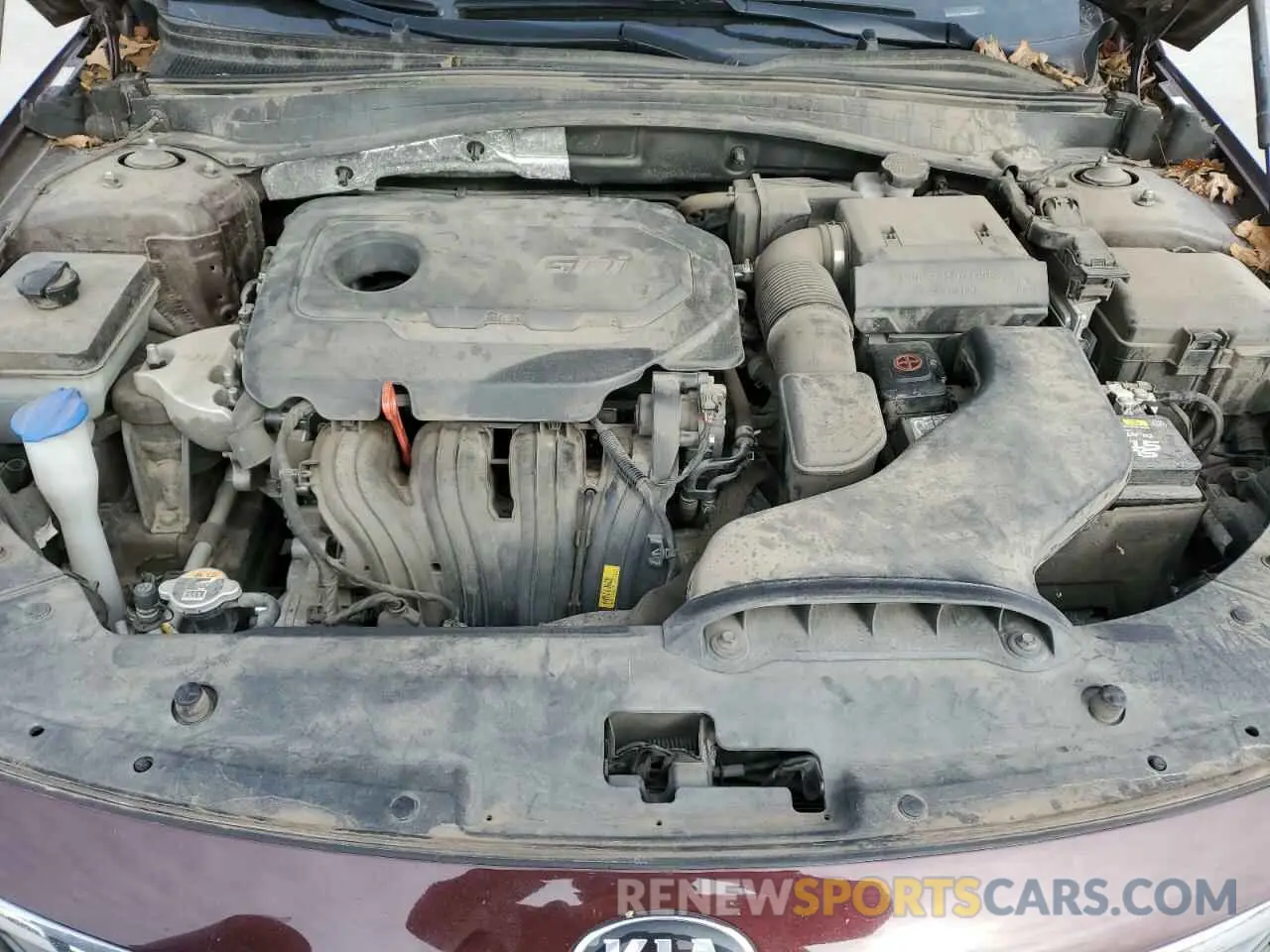 11 Photograph of a damaged car 5XXGT4L30KG348448 KIA OPTIMA 2019