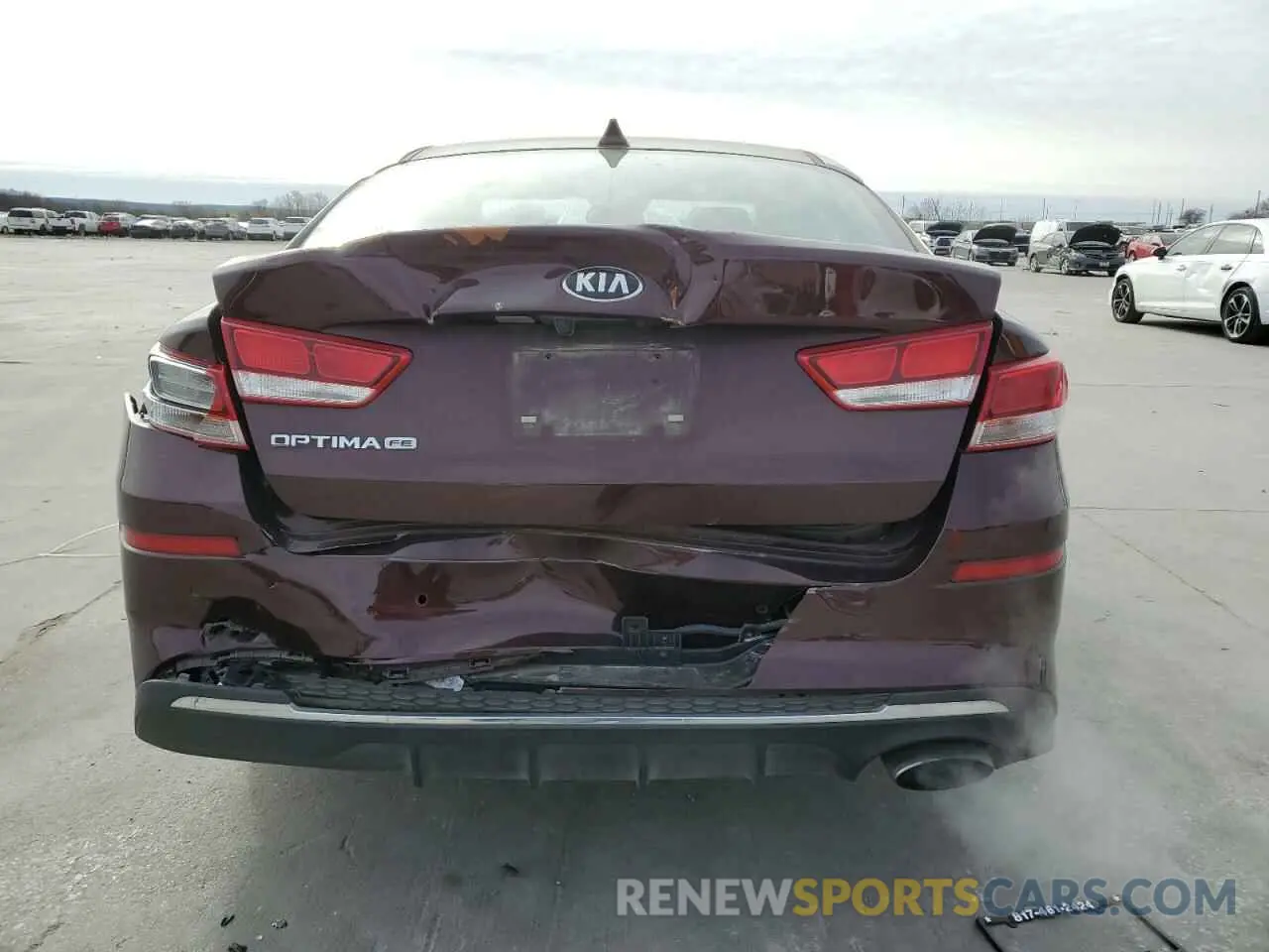 6 Photograph of a damaged car 5XXGT4L30KG348448 KIA OPTIMA 2019