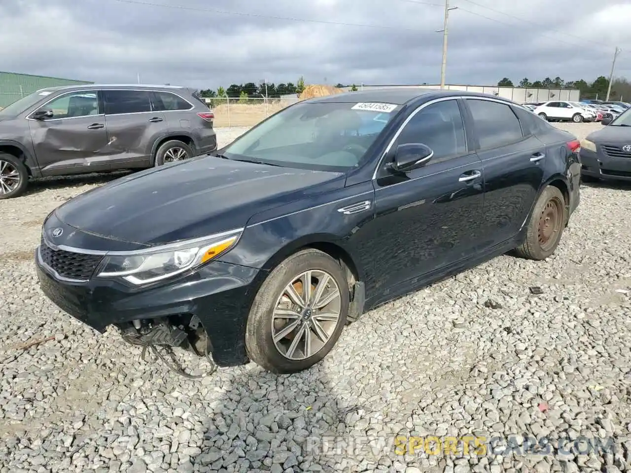 1 Photograph of a damaged car 5XXGT4L30KG361622 KIA OPTIMA 2019