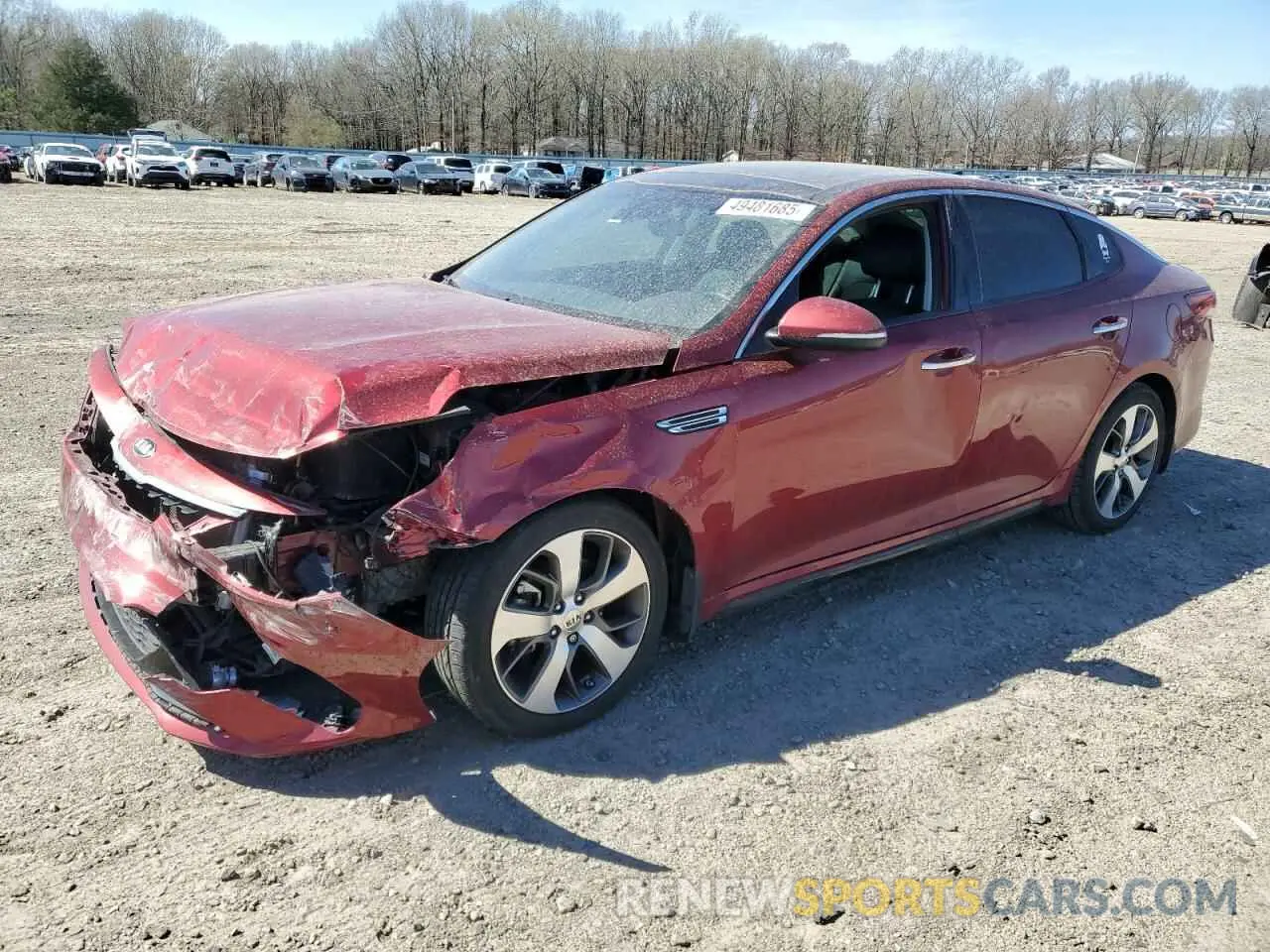 1 Photograph of a damaged car 5XXGT4L30KG364729 KIA OPTIMA 2019