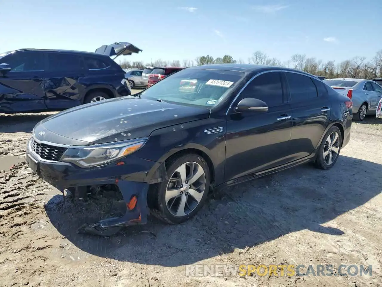 1 Photograph of a damaged car 5XXGT4L30KG364875 KIA OPTIMA 2019