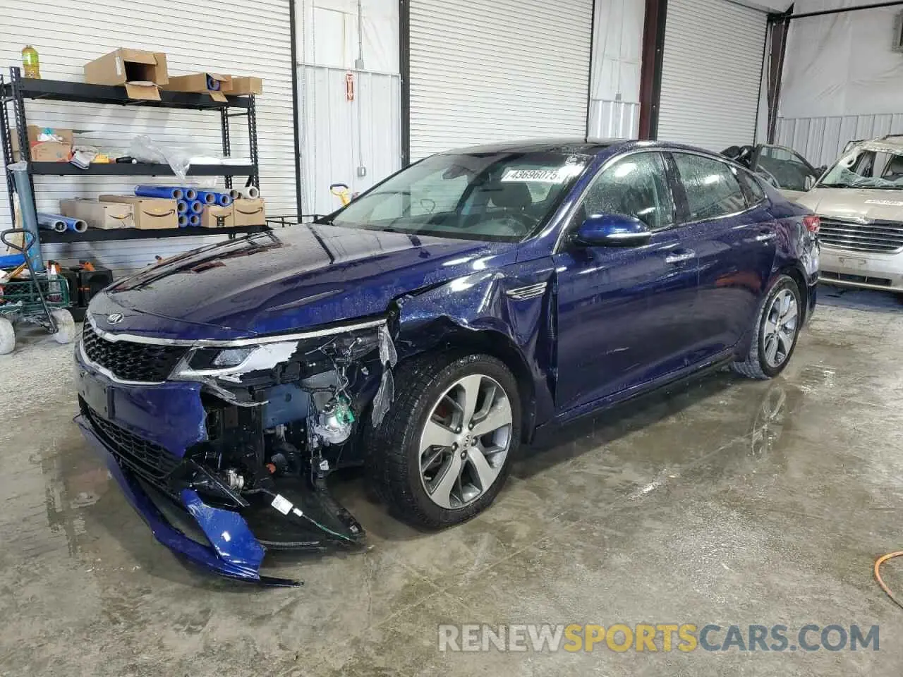 1 Photograph of a damaged car 5XXGT4L30KG367291 KIA OPTIMA 2019