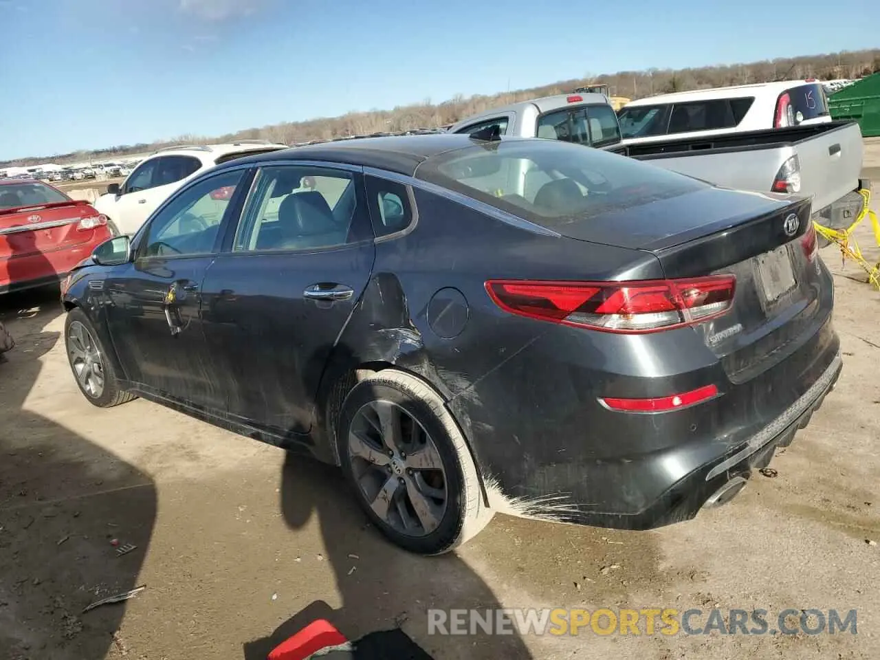 2 Photograph of a damaged car 5XXGT4L30KG377044 KIA OPTIMA 2019
