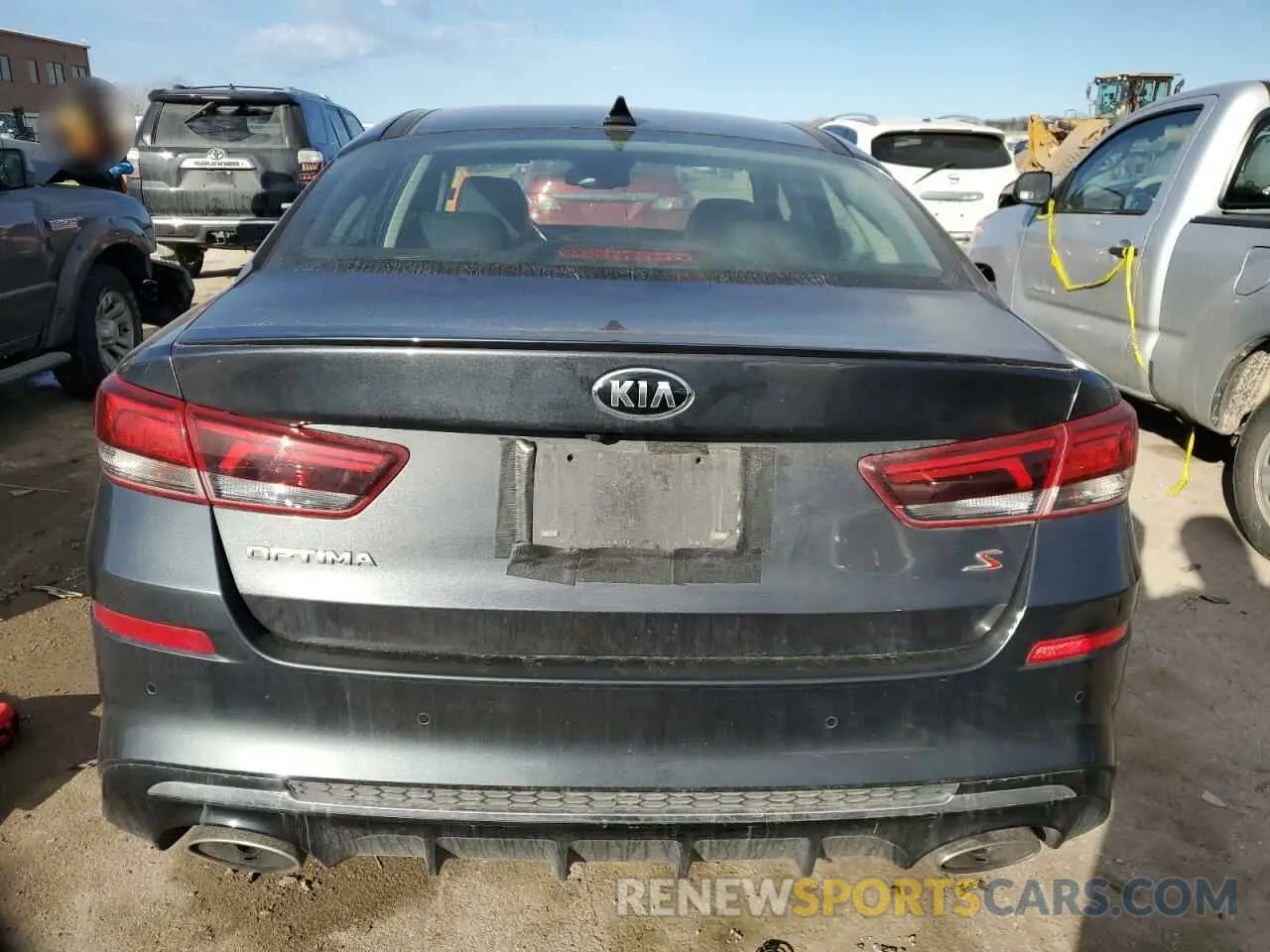 6 Photograph of a damaged car 5XXGT4L30KG377044 KIA OPTIMA 2019