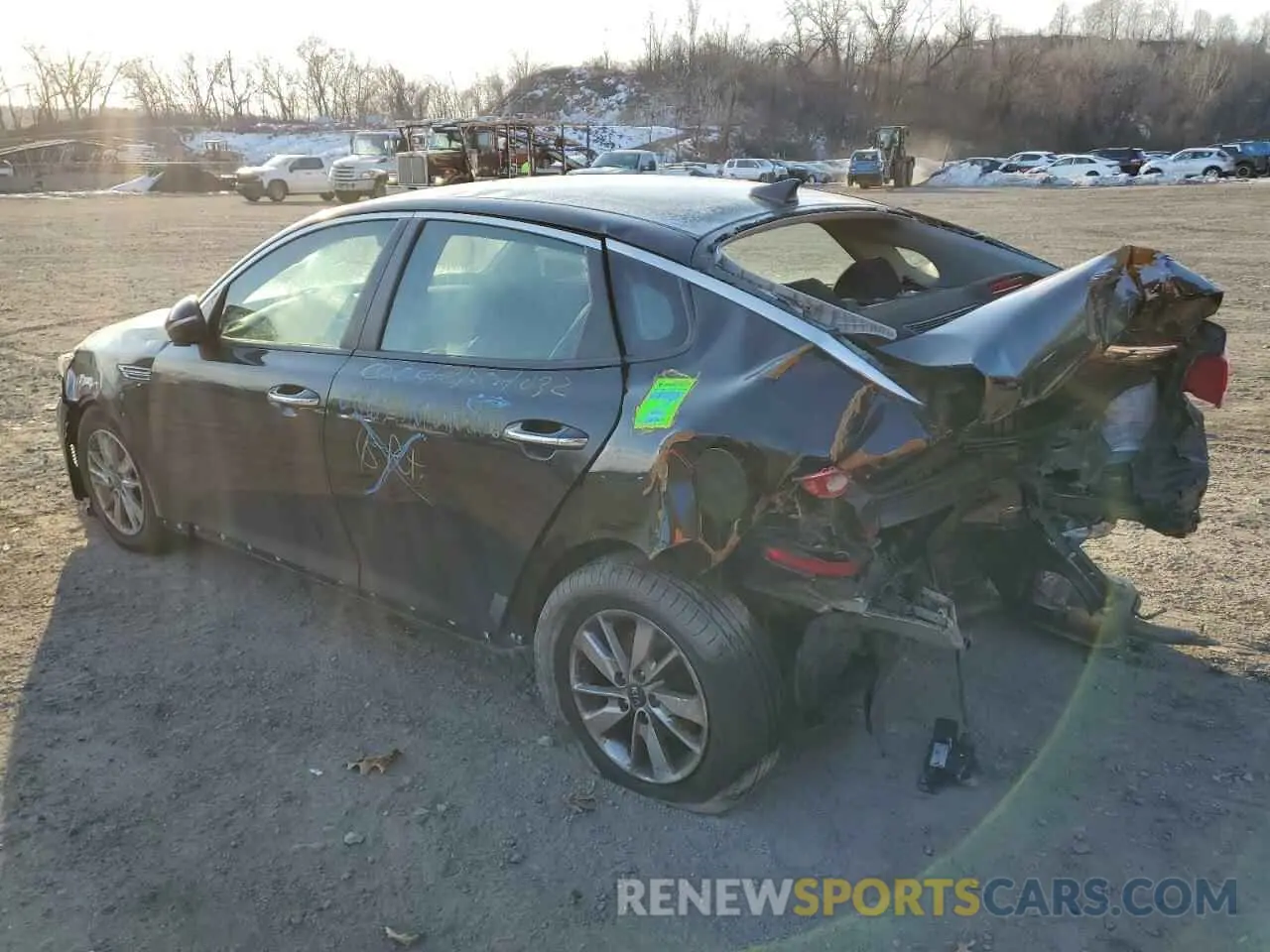 2 Photograph of a damaged car 5XXGT4L31KG279267 KIA OPTIMA 2019