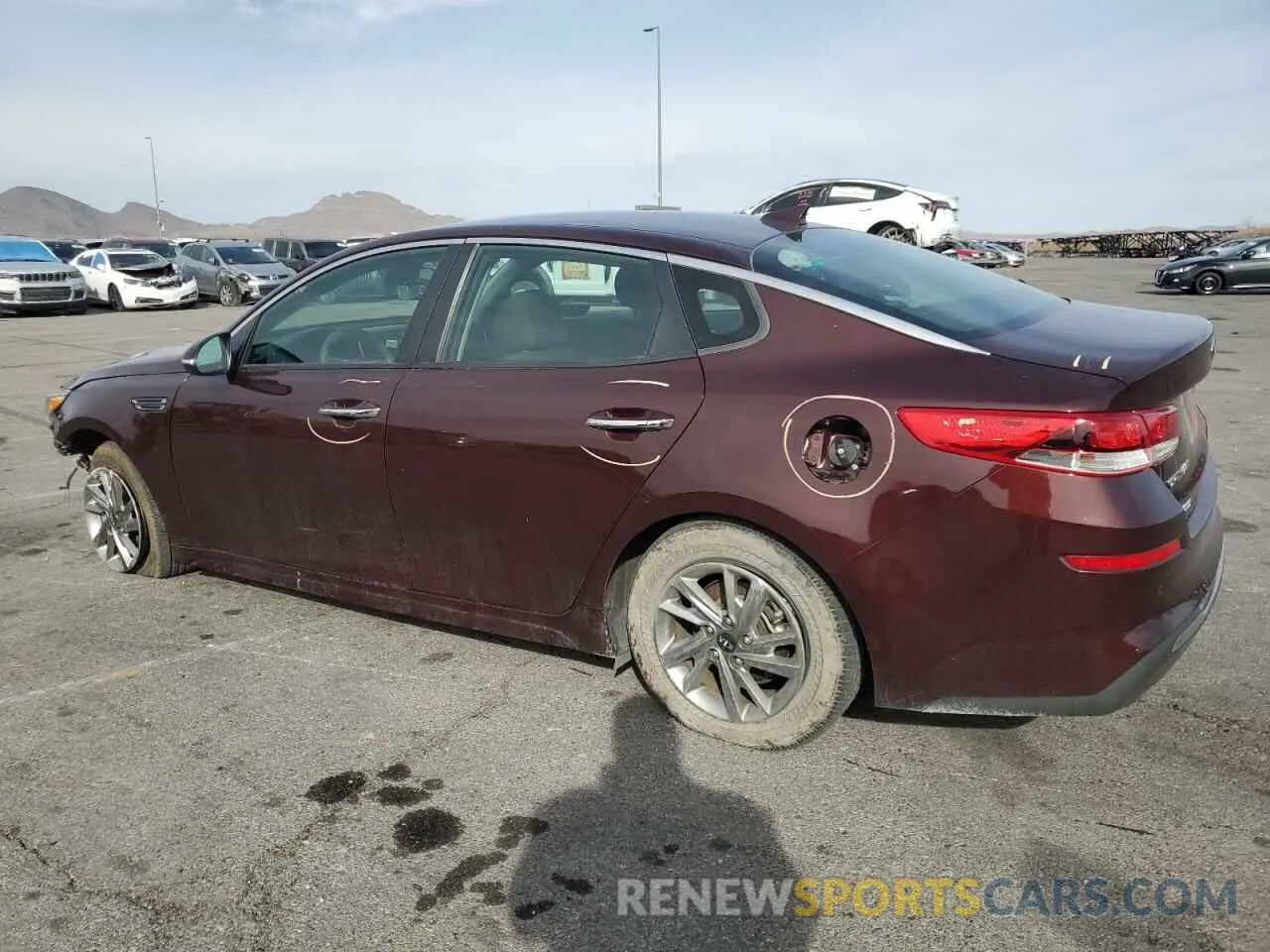 2 Photograph of a damaged car 5XXGT4L31KG282038 KIA OPTIMA 2019