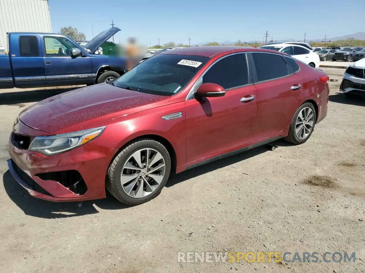 1 Photograph of a damaged car 5XXGT4L31KG292259 KIA OPTIMA 2019