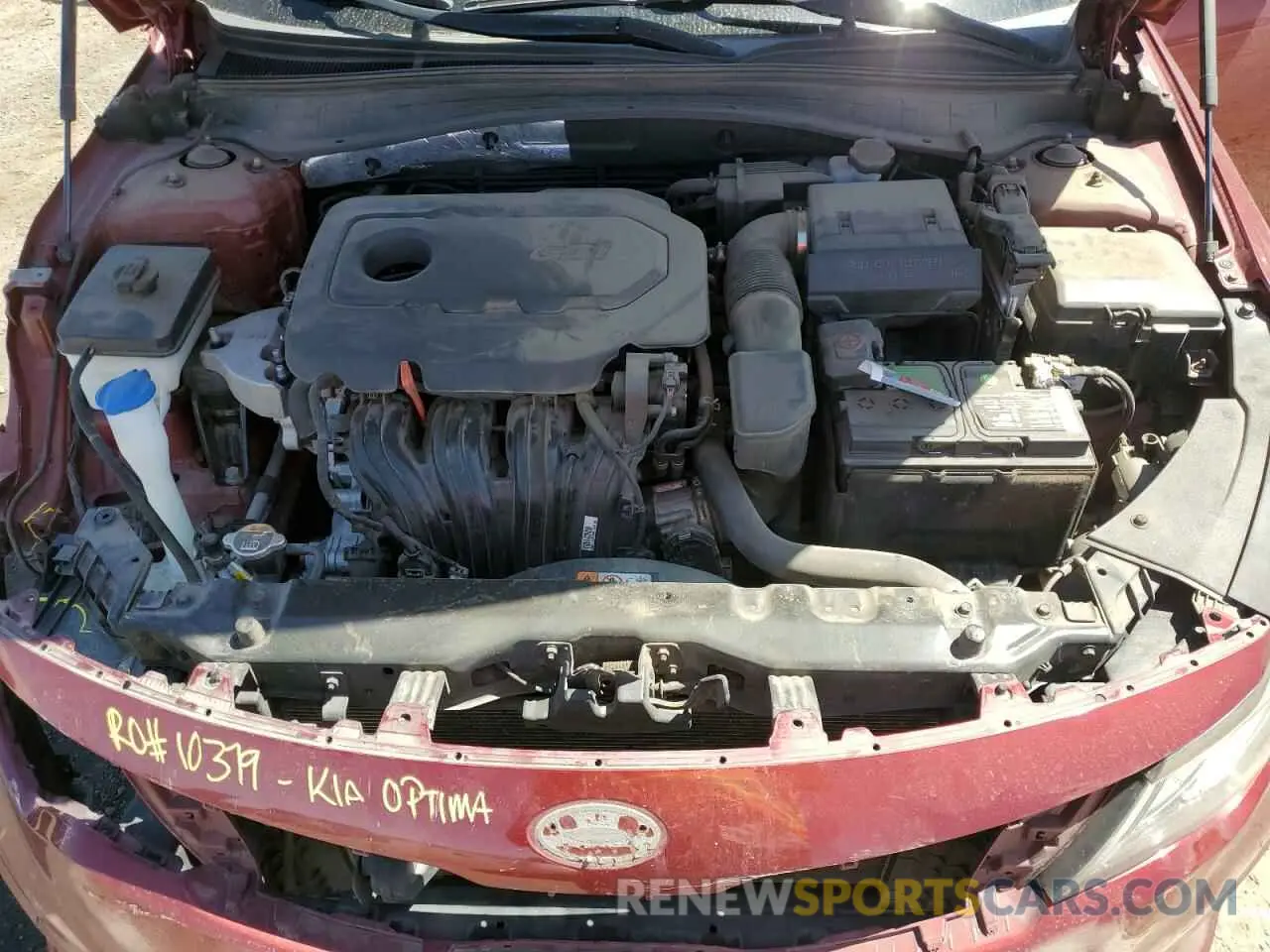 11 Photograph of a damaged car 5XXGT4L31KG292259 KIA OPTIMA 2019