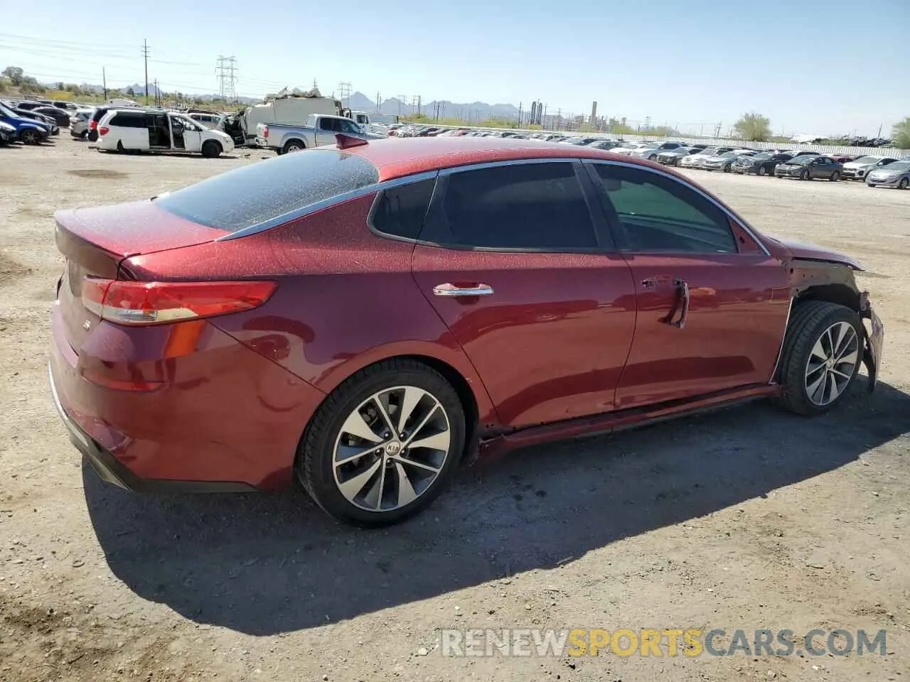 3 Photograph of a damaged car 5XXGT4L31KG292259 KIA OPTIMA 2019
