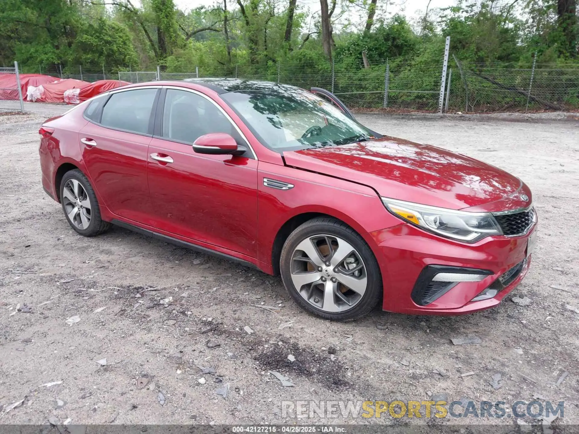 1 Photograph of a damaged car 5XXGT4L31KG295016 KIA OPTIMA 2019