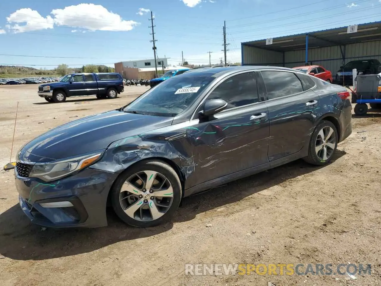 1 Photograph of a damaged car 5XXGT4L31KG305365 KIA OPTIMA 2019