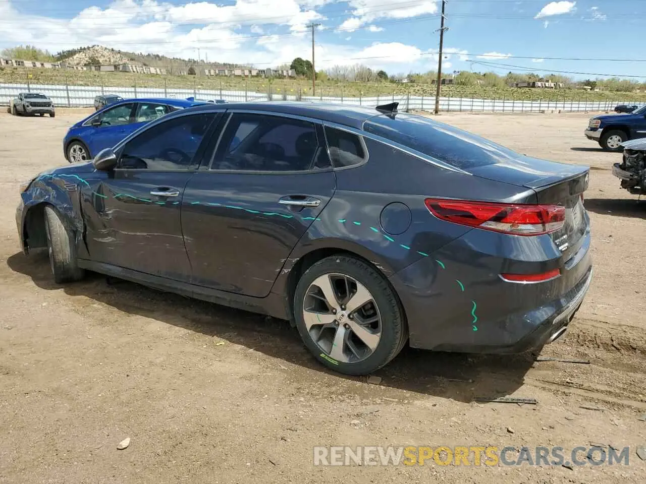 2 Photograph of a damaged car 5XXGT4L31KG305365 KIA OPTIMA 2019
