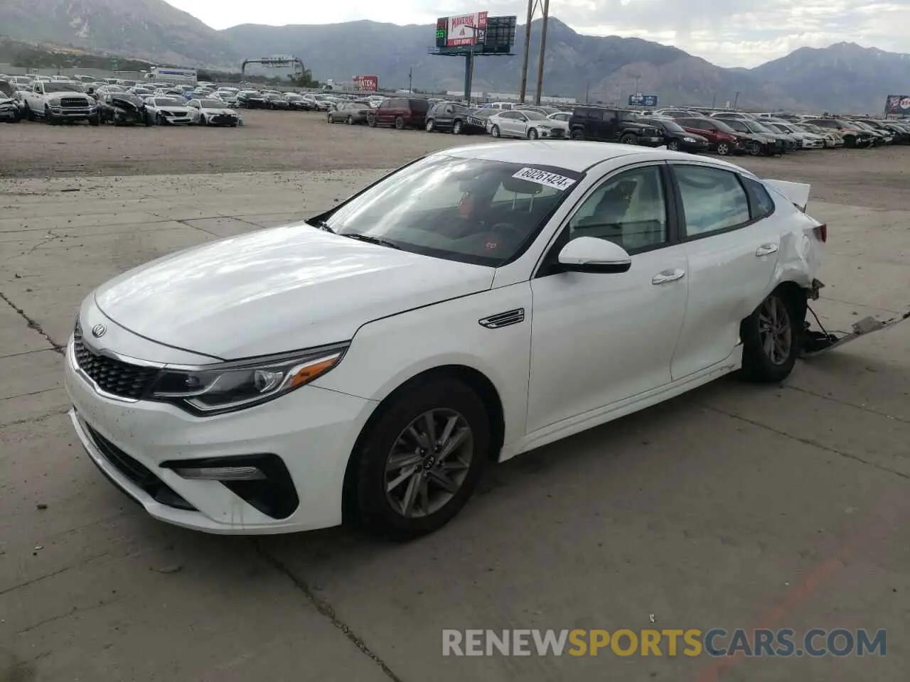 1 Photograph of a damaged car 5XXGT4L31KG306497 KIA OPTIMA 2019