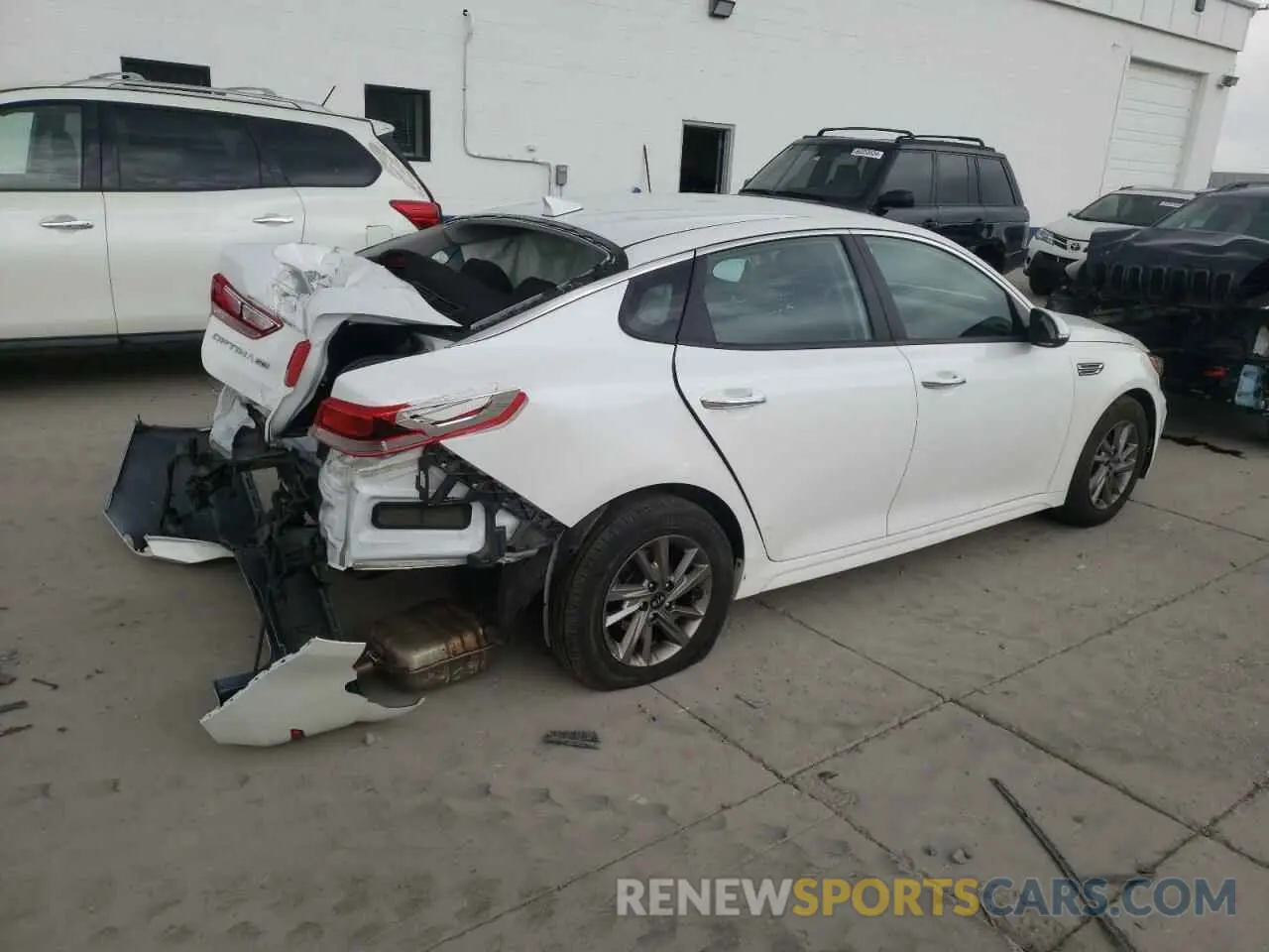 3 Photograph of a damaged car 5XXGT4L31KG306497 KIA OPTIMA 2019