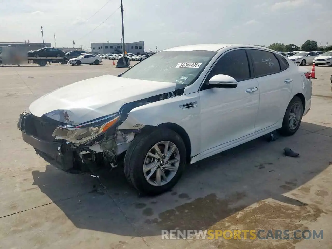 1 Photograph of a damaged car 5XXGT4L31KG322795 KIA OPTIMA 2019