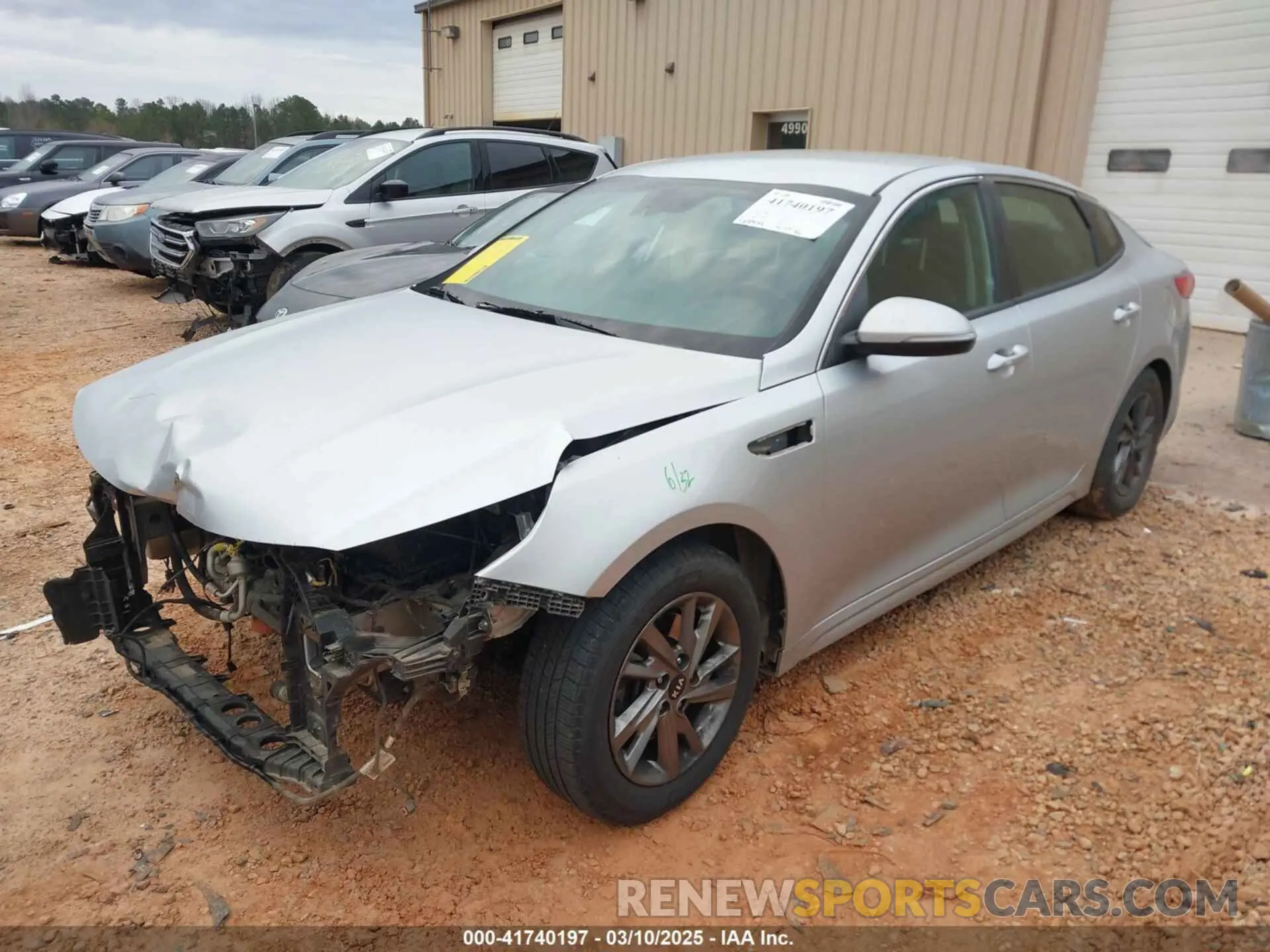 2 Photograph of a damaged car 5XXGT4L31KG323493 KIA OPTIMA 2019