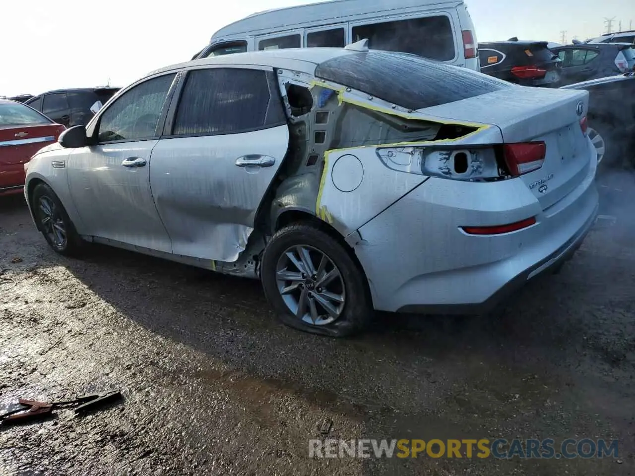 2 Photograph of a damaged car 5XXGT4L31KG344103 KIA OPTIMA 2019