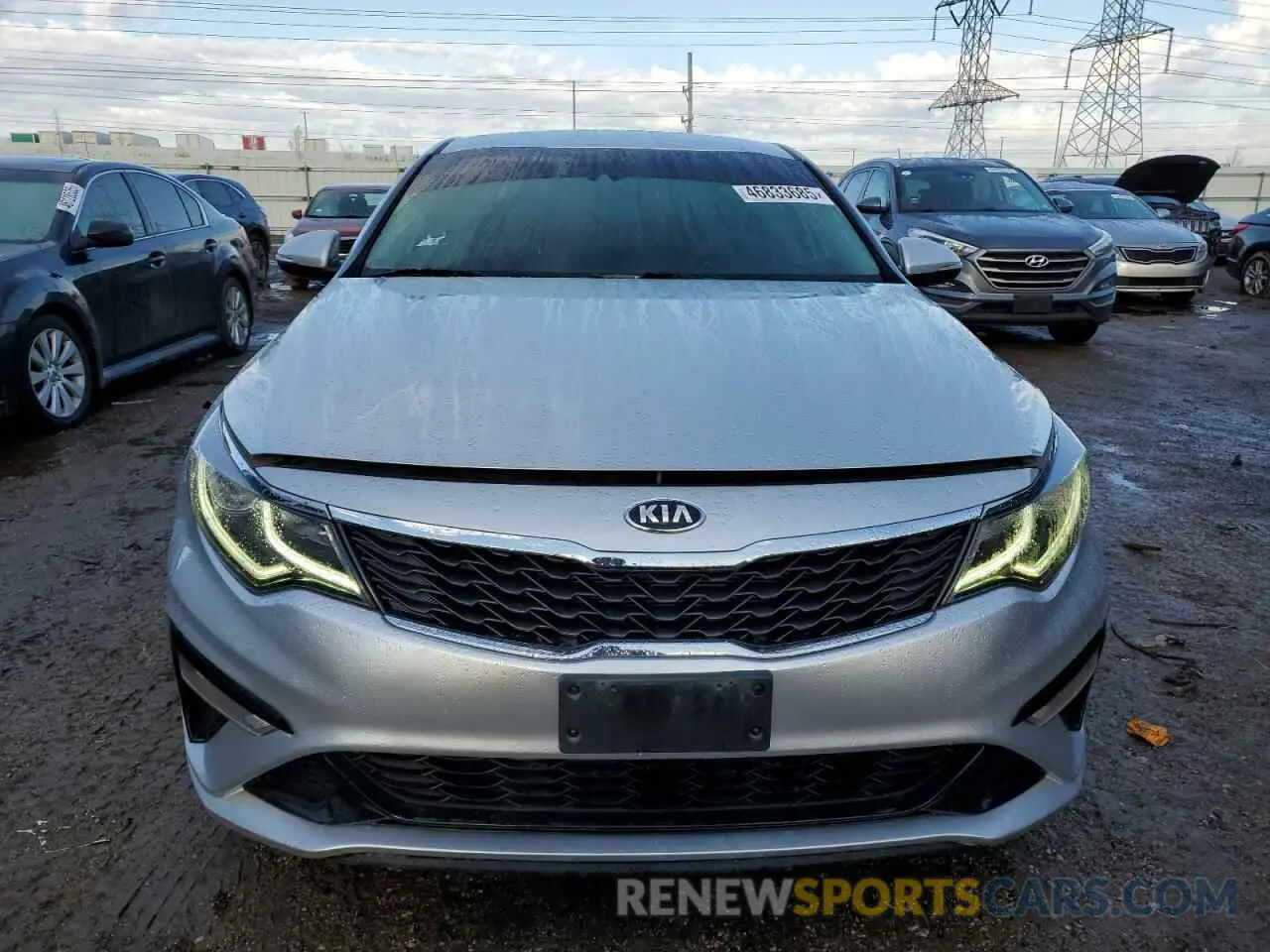 5 Photograph of a damaged car 5XXGT4L31KG344103 KIA OPTIMA 2019