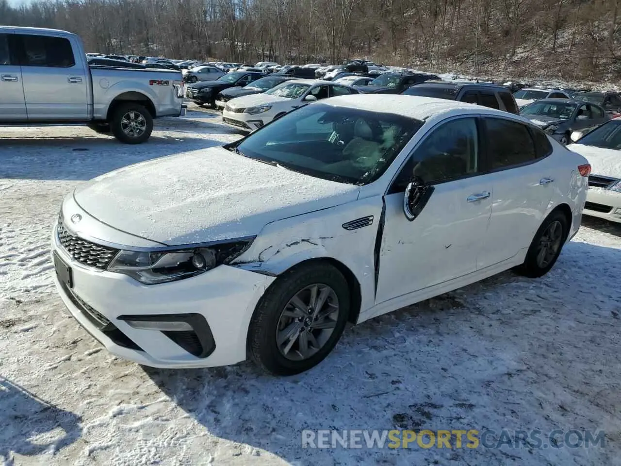 1 Photograph of a damaged car 5XXGT4L31KG345106 KIA OPTIMA 2019