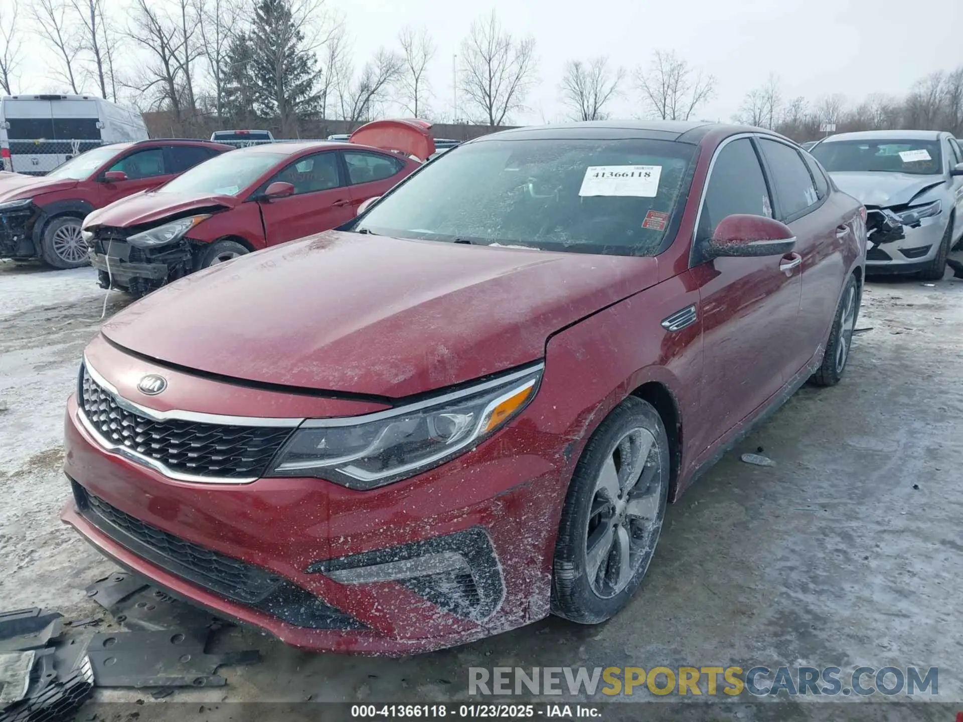 2 Photograph of a damaged car 5XXGT4L31KG349821 KIA OPTIMA 2019