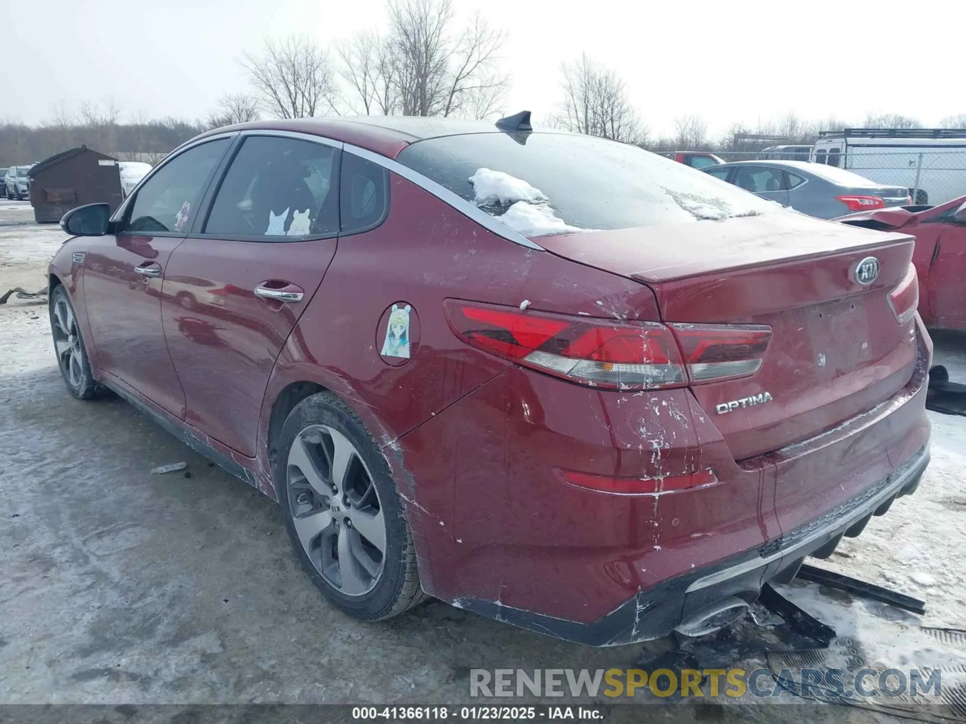 3 Photograph of a damaged car 5XXGT4L31KG349821 KIA OPTIMA 2019