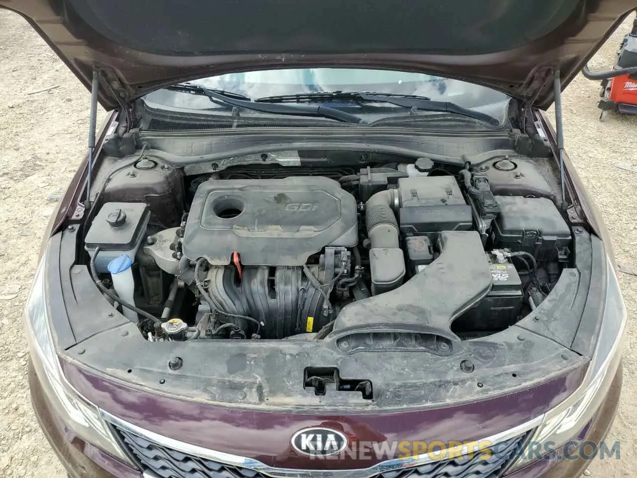 11 Photograph of a damaged car 5XXGT4L31KG350841 KIA OPTIMA 2019