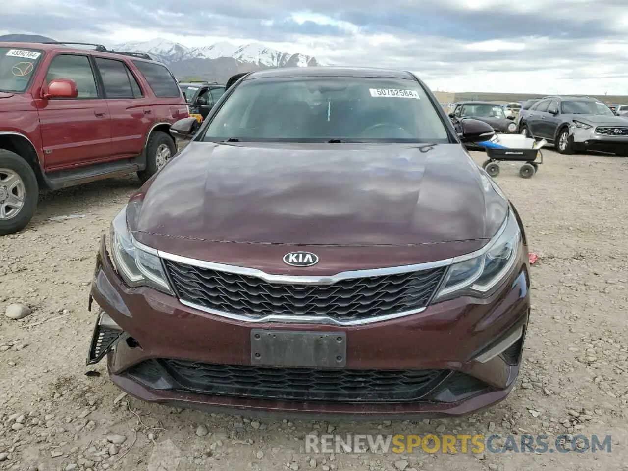 5 Photograph of a damaged car 5XXGT4L31KG354615 KIA OPTIMA 2019