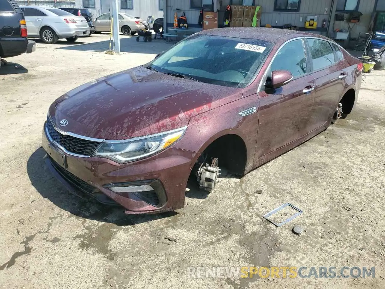 1 Photograph of a damaged car 5XXGT4L31KG356073 KIA OPTIMA 2019