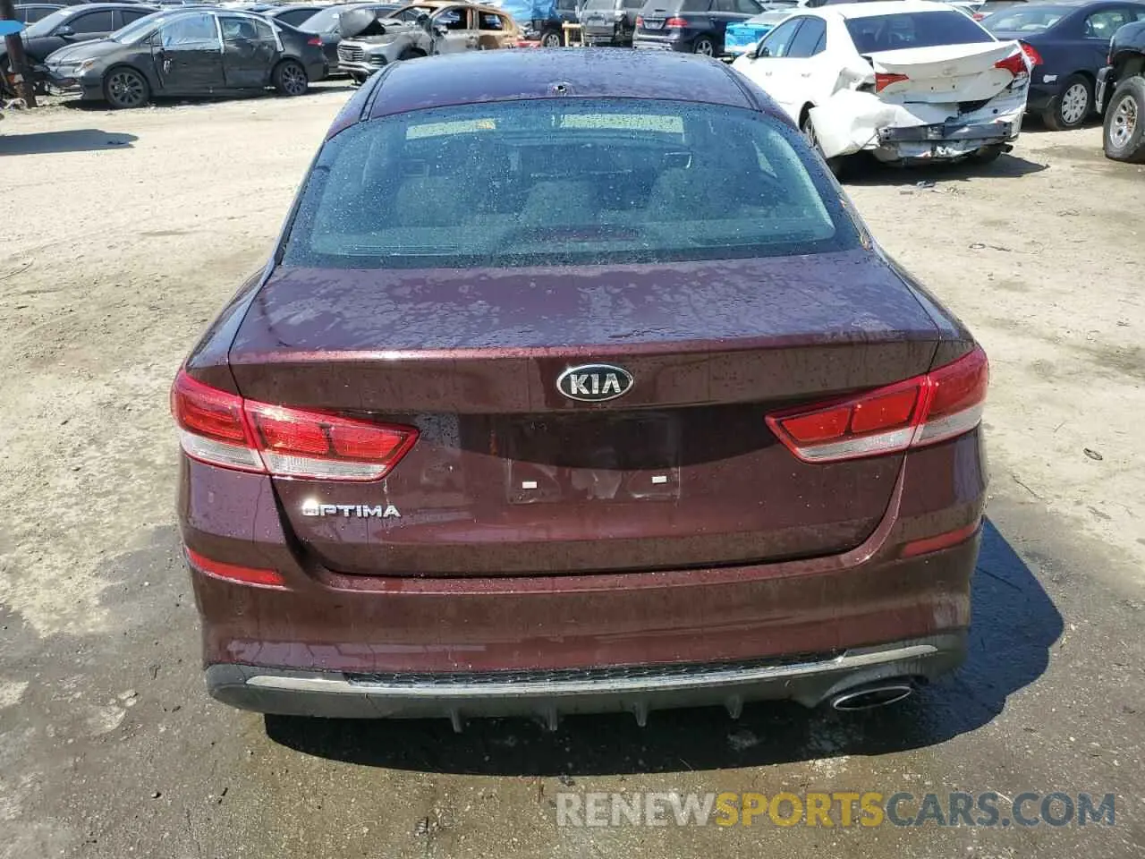 6 Photograph of a damaged car 5XXGT4L31KG356073 KIA OPTIMA 2019