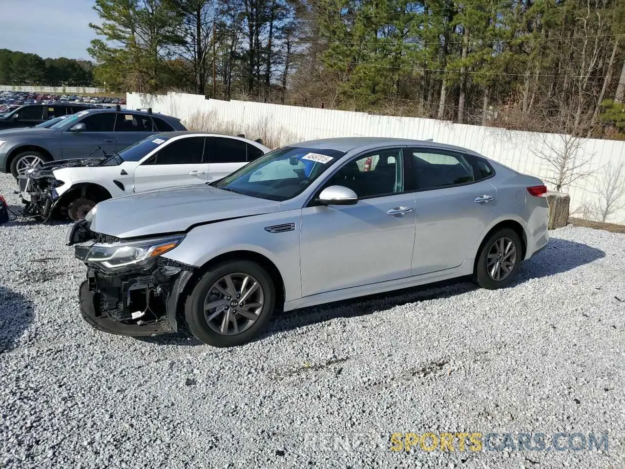 1 Photograph of a damaged car 5XXGT4L31KG357708 KIA OPTIMA 2019