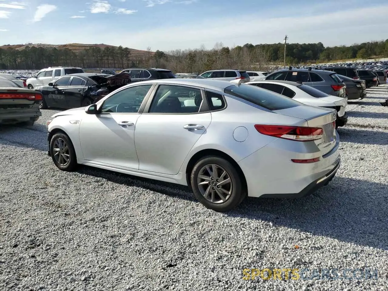 2 Photograph of a damaged car 5XXGT4L31KG357708 KIA OPTIMA 2019